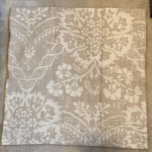 NEW 20” Pottery Barn Bernyce Pillow Cover | Flax | Zip Closure | Multiples